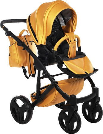 Junama-Diamond-S-Class-V3-3-in-1-Nero/Giallo-Telaio-Nero