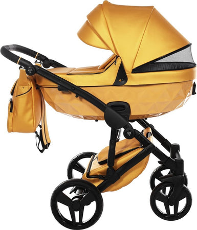 Junama-Diamond-S-Class-V3-3-in-1-Nero/Giallo-Telaio-Nero