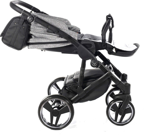 Junama Diamond Superstar 3in1 Pelle/Tessuto Grigio Glitter Navicella Nera Telaio Nero Prima infanzia/Passeggini carrozzine e accessori/Passeggini e carrozzine/Sistemi modulari La Casa Del Bebè - Napoli, Commerciovirtuoso.it