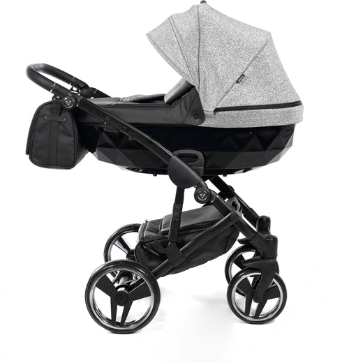 Junama Diamond Superstar 3in1 Pelle/Tessuto Grigio Glitter Navicella Nera Telaio Nero Prima infanzia/Passeggini carrozzine e accessori/Passeggini e carrozzine/Sistemi modulari La Casa Del Bebè - Napoli, Commerciovirtuoso.it