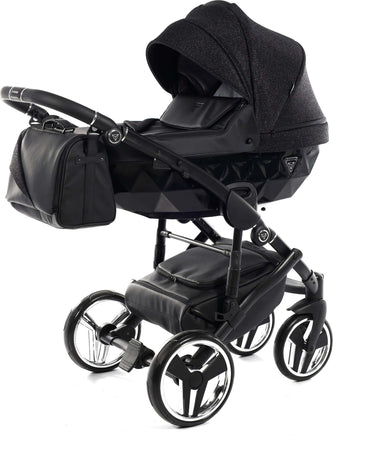 Junama Diamond Superstar 3in1 Pelle/Tessuto Nero Glitter Navicella Nera Telaio Nero Prima infanzia/Passeggini carrozzine e accessori/Passeggini e carrozzine/Sistemi modulari La Casa Del Bebè - Napoli, Commerciovirtuoso.it