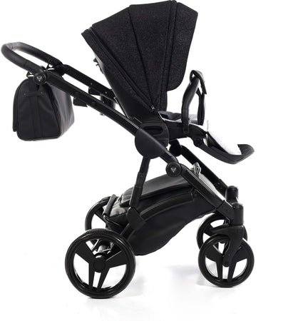 Junama Diamond Superstar 3in1 Pelle/Tessuto Nero Glitter Navicella Nera Telaio Nero Prima infanzia/Passeggini carrozzine e accessori/Passeggini e carrozzine/Sistemi modulari La Casa Del Bebè - Napoli, Commerciovirtuoso.it