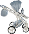 Junama Fluo Italy 3 in 1 Ecopelle Blue/Telaio White Prima infanzia/Passeggini carrozzine e accessori/Passeggini e carrozzine/Sistemi modulari La Casa Del Bebè - Napoli, Commerciovirtuoso.it