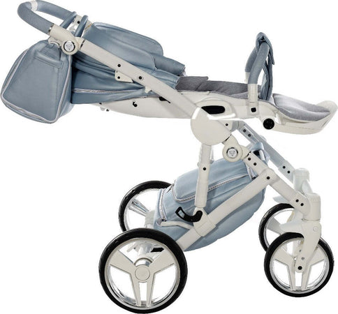 Junama Fluo Italy 3 in 1 Ecopelle Blue/Telaio White Prima infanzia/Passeggini carrozzine e accessori/Passeggini e carrozzine/Sistemi modulari La Casa Del Bebè - Napoli, Commerciovirtuoso.it