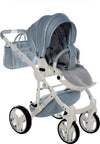 Junama Fluo Italy 3 in 1 Ecopelle Blue/Telaio White Prima infanzia/Passeggini carrozzine e accessori/Passeggini e carrozzine/Sistemi modulari La Casa Del Bebè - Napoli, Commerciovirtuoso.it