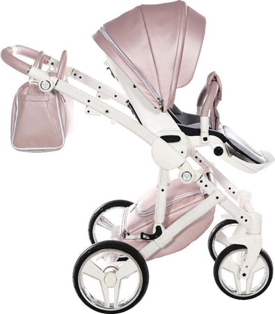 Junama Fluo Italy 3 in 1 Ecopelle Pink/Telaio White Prima infanzia/Passeggini carrozzine e accessori/Passeggini e carrozzine/Sistemi modulari La Casa Del Bebè - Napoli, Commerciovirtuoso.it