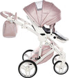 Junama Fluo Italy 3 in 1 Ecopelle Pink/Telaio White Prima infanzia/Passeggini carrozzine e accessori/Passeggini e carrozzine/Sistemi modulari La Casa Del Bebè - Napoli, Commerciovirtuoso.it
