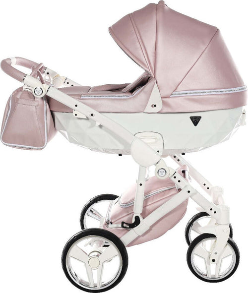 Junama Fluo Italy 3 in 1 Ecopelle Pink/Telaio White Prima infanzia/Passeggini carrozzine e accessori/Passeggini e carrozzine/Sistemi modulari La Casa Del Bebè - Napoli, Commerciovirtuoso.it