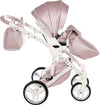 Junama Fluo Italy 3 in 1 Ecopelle Pink/Telaio White Prima infanzia/Passeggini carrozzine e accessori/Passeggini e carrozzine/Sistemi modulari La Casa Del Bebè - Napoli, Commerciovirtuoso.it
