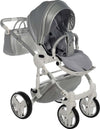 Junama Fluo Italy 3 in 1 Ecopelle Silver/Telaio Grey Prima infanzia/Passeggini carrozzine e accessori/Passeggini e carrozzine/Sistemi modulari La Casa Del Bebè - Napoli, Commerciovirtuoso.it