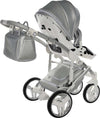 Junama Fluo Italy 3 in 1 Ecopelle Silver/Telaio Grey Prima infanzia/Passeggini carrozzine e accessori/Passeggini e carrozzine/Sistemi modulari La Casa Del Bebè - Napoli, Commerciovirtuoso.it