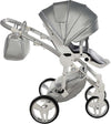 Junama Fluo Italy 3 in 1 Ecopelle Silver/Telaio Grey Prima infanzia/Passeggini carrozzine e accessori/Passeggini e carrozzine/Sistemi modulari La Casa Del Bebè - Napoli, Commerciovirtuoso.it