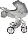 Junama Fluo Italy 3 in 1 Ecopelle Silver/Telaio Grey Prima infanzia/Passeggini carrozzine e accessori/Passeggini e carrozzine/Sistemi modulari La Casa Del Bebè - Napoli, Commerciovirtuoso.it