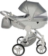 Junama Fluo Italy 3 in 1 Ecopelle Silver/Telaio Grey Prima infanzia/Passeggini carrozzine e accessori/Passeggini e carrozzine/Sistemi modulari La Casa Del Bebè - Napoli, Commerciovirtuoso.it