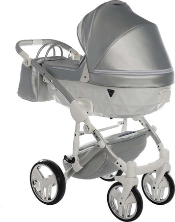 Junama Fluo Italy 3 in 1 Ecopelle Silver/Telaio Grey Prima infanzia/Passeggini carrozzine e accessori/Passeggini e carrozzine/Sistemi modulari La Casa Del Bebè - Napoli, Commerciovirtuoso.it