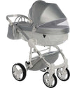Junama Fluo Italy 3 in 1 Ecopelle Silver/Telaio Grey Prima infanzia/Passeggini carrozzine e accessori/Passeggini e carrozzine/Sistemi modulari La Casa Del Bebè - Napoli, Commerciovirtuoso.it
