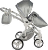 Junama Fluo Italy 3 in 1 Ecopelle Silver/Telaio Grey Prima infanzia/Passeggini carrozzine e accessori/Passeggini e carrozzine/Sistemi modulari La Casa Del Bebè - Napoli, Commerciovirtuoso.it