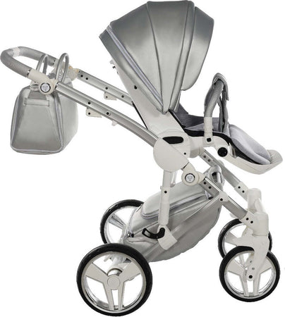 Junama Fluo Italy 3 in 1 Ecopelle Silver/Telaio Grey Prima infanzia/Passeggini carrozzine e accessori/Passeggini e carrozzine/Sistemi modulari La Casa Del Bebè - Napoli, Commerciovirtuoso.it