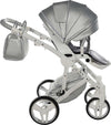 Junama Fluo Italy 3 in 1 Ecopelle Silver/Telaio White Prima infanzia/Passeggini carrozzine e accessori/Passeggini e carrozzine/Sistemi modulari La Casa Del Bebè - Napoli, Commerciovirtuoso.it