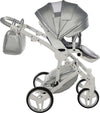 Junama Fluo Italy 3 in 1 Ecopelle Silver/Telaio White Prima infanzia/Passeggini carrozzine e accessori/Passeggini e carrozzine/Sistemi modulari La Casa Del Bebè - Napoli, Commerciovirtuoso.it