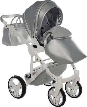 Junama Fluo Italy 3 in 1 Ecopelle Silver/Telaio White Prima infanzia/Passeggini carrozzine e accessori/Passeggini e carrozzine/Sistemi modulari La Casa Del Bebè - Napoli, Commerciovirtuoso.it