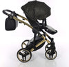 Junama Starry Night 3 in 1 Tessuto Nero Telaio Oro Giallo Dettagli Nero Ecopelle Prima infanzia/Passeggini carrozzine e accessori/Passeggini e carrozzine/Sistemi modulari La Casa Del Bebè - Napoli, Commerciovirtuoso.it