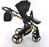 Junama Starry Night 3 in 1 Tessuto Nero Telaio Oro Giallo Dettagli Nero Ecopelle Prima infanzia/Passeggini carrozzine e accessori/Passeggini e carrozzine/Sistemi modulari La Casa Del Bebè - Napoli, Commerciovirtuoso.it