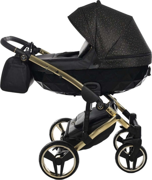 Junama Starry Night 3 in 1 Tessuto Nero Telaio Oro Giallo Dettagli Nero Ecopelle Prima infanzia/Passeggini carrozzine e accessori/Passeggini e carrozzine/Sistemi modulari La Casa Del Bebè - Napoli, Commerciovirtuoso.it