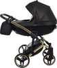 Junama Starry Night 3 in 1 Tessuto Nero Telaio Oro Giallo Dettagli Nero Ecopelle Prima infanzia/Passeggini carrozzine e accessori/Passeggini e carrozzine/Sistemi modulari La Casa Del Bebè - Napoli, Commerciovirtuoso.it