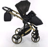 Junama Starry Night 3 in 1 Tessuto Nero Telaio Oro Giallo Dettagli Nero Ecopelle Prima infanzia/Passeggini carrozzine e accessori/Passeggini e carrozzine/Sistemi modulari La Casa Del Bebè - Napoli, Commerciovirtuoso.it