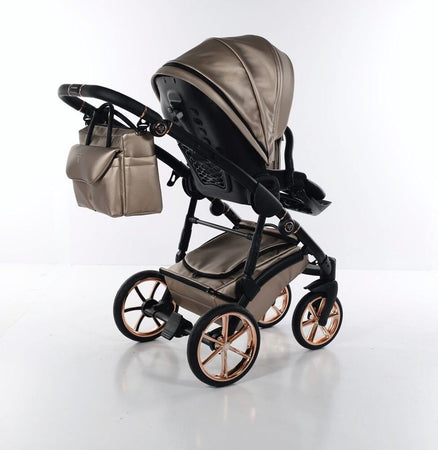 Junama Termo Eko V2 3 in 1 Ecopelle Beige Telaio Nero con anelli e cerchi Oro Rosa Prima infanzia/Passeggini carrozzine e accessori/Passeggini e carrozzine/Sistemi modulari La Casa Del Bebè - Napoli, Commerciovirtuoso.it