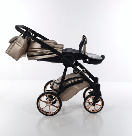 Junama Termo Eko V2 3 in 1 Ecopelle Beige Telaio Nero con anelli e cerchi Oro Rosa Prima infanzia/Passeggini carrozzine e accessori/Passeggini e carrozzine/Sistemi modulari La Casa Del Bebè - Napoli, Commerciovirtuoso.it