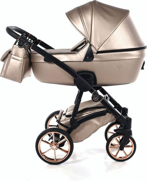 Junama Termo Eko V2 3 in 1 Ecopelle Beige Telaio Nero con anelli e cerchi Oro Rosa Prima infanzia/Passeggini carrozzine e accessori/Passeggini e carrozzine/Sistemi modulari La Casa Del Bebè - Napoli, Commerciovirtuoso.it