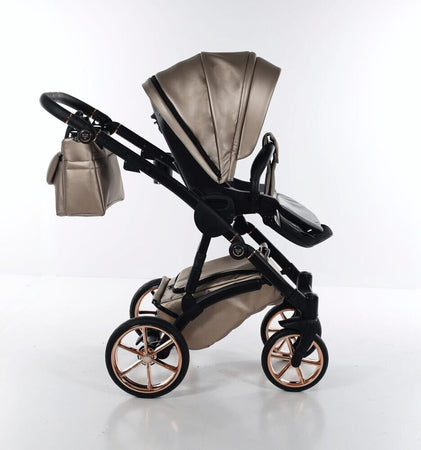 Junama Termo Eko V2 3 in 1 Ecopelle Beige Telaio Nero con anelli e cerchi Oro Rosa Prima infanzia/Passeggini carrozzine e accessori/Passeggini e carrozzine/Sistemi modulari La Casa Del Bebè - Napoli, Commerciovirtuoso.it