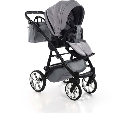 Junama Termo Mix V2 3 in 1 Ecopelle/Tessuto Silver Telaio Nero con anelli e cerchi Silver Prima infanzia/Passeggini carrozzine e accessori/Passeggini e carrozzine/Sistemi modulari La Casa Del Bebè - Napoli, Commerciovirtuoso.it