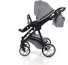 Junama Termo Mix V2 3 in 1 Ecopelle/Tessuto Silver Telaio Nero con anelli e cerchi Silver Prima infanzia/Passeggini carrozzine e accessori/Passeggini e carrozzine/Sistemi modulari La Casa Del Bebè - Napoli, Commerciovirtuoso.it
