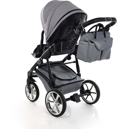 Junama Termo Mix V2 3 in 1 Ecopelle/Tessuto Silver Telaio Nero con anelli e cerchi Silver Prima infanzia/Passeggini carrozzine e accessori/Passeggini e carrozzine/Sistemi modulari La Casa Del Bebè - Napoli, Commerciovirtuoso.it