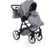 Junama Termo Mix V2 3 in 1 Ecopelle/Tessuto Silver Telaio Nero con anelli e cerchi Silver Prima infanzia/Passeggini carrozzine e accessori/Passeggini e carrozzine/Sistemi modulari La Casa Del Bebè - Napoli, Commerciovirtuoso.it