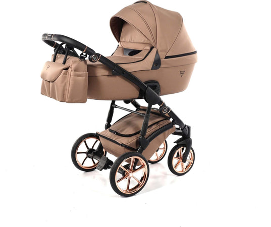 Junama Termo Tex V2 3 in 1 Tessuto Beige Telaio Nero con anelli e cerchi Oro Rosa Prima infanzia/Passeggini carrozzine e accessori/Passeggini e carrozzine/Passeggini da Jogging La Casa Del Bebè - Napoli, Commerciovirtuoso.it