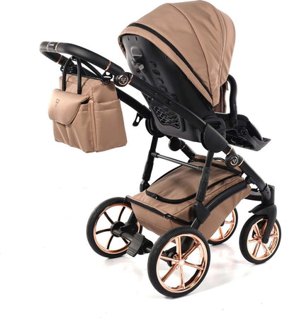 Junama Termo Tex V2 3 in 1 Tessuto Beige Telaio Nero con anelli e cerchi Oro Rosa Prima infanzia/Passeggini carrozzine e accessori/Passeggini e carrozzine/Passeggini da Jogging La Casa Del Bebè - Napoli, Commerciovirtuoso.it