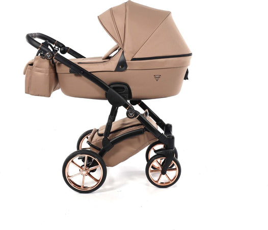 Junama Termo Tex V2 3 in 1 Tessuto Beige Telaio Nero con anelli e cerchi Oro Rosa Prima infanzia/Passeggini carrozzine e accessori/Passeggini e carrozzine/Passeggini da Jogging La Casa Del Bebè - Napoli, Commerciovirtuoso.it