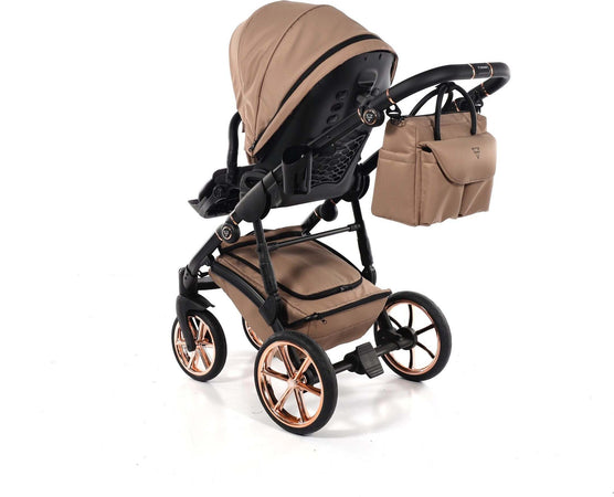 Junama Termo Tex V2 3 in 1 Tessuto Beige Telaio Nero con anelli e cerchi Oro Rosa Prima infanzia/Passeggini carrozzine e accessori/Passeggini e carrozzine/Passeggini da Jogging La Casa Del Bebè - Napoli, Commerciovirtuoso.it