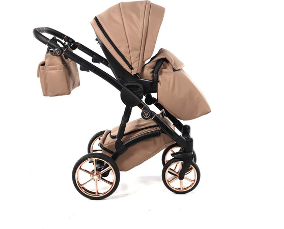 Junama Termo Tex V2 3 in 1 Tessuto Beige Telaio Nero con anelli e cerchi Oro Rosa Prima infanzia/Passeggini carrozzine e accessori/Passeggini e carrozzine/Passeggini da Jogging La Casa Del Bebè - Napoli, Commerciovirtuoso.it