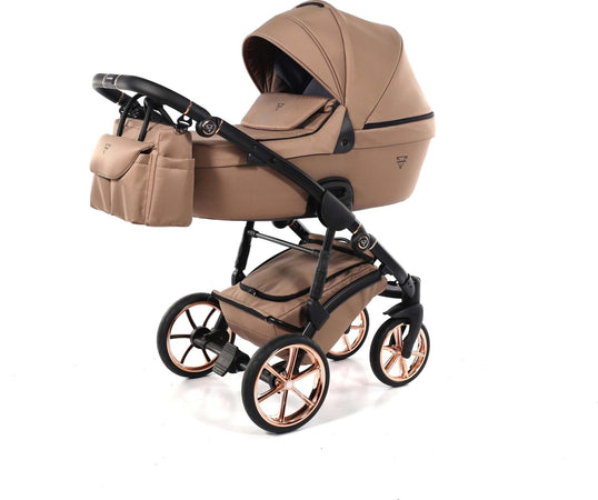 Junama Termo Tex V2 3 in 1 Tessuto Beige Telaio Nero con anelli e cerchi Oro Rosa Prima infanzia/Passeggini carrozzine e accessori/Passeggini e carrozzine/Passeggini da Jogging La Casa Del Bebè - Napoli, Commerciovirtuoso.it