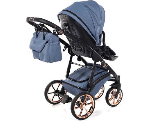 Junama Termo Tex V2 3 in 1 Tessuto Dark Blue Telaio Nero con anelli e cerchi Oro Rosa Prima infanzia/Passeggini carrozzine e accessori/Passeggini e carrozzine/Sistemi modulari La Casa Del Bebè - Napoli, Commerciovirtuoso.it