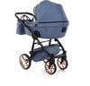 Junama Termo Tex V2 3 in 1 Tessuto Dark Blue Telaio Nero con anelli e cerchi Oro Rosa Prima infanzia/Passeggini carrozzine e accessori/Passeggini e carrozzine/Sistemi modulari La Casa Del Bebè - Napoli, Commerciovirtuoso.it