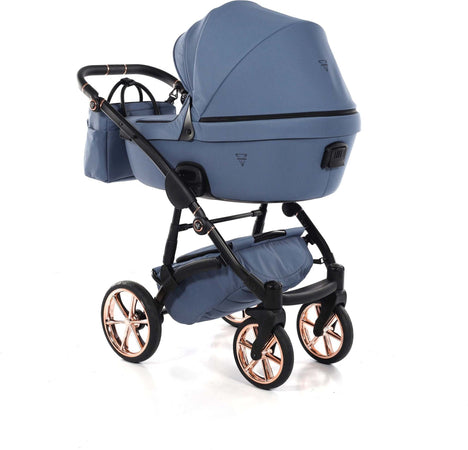 Junama Termo Tex V2 3 in 1 Tessuto Dark Blue Telaio Nero con anelli e cerchi Oro Rosa Prima infanzia/Passeggini carrozzine e accessori/Passeggini e carrozzine/Sistemi modulari La Casa Del Bebè - Napoli, Commerciovirtuoso.it