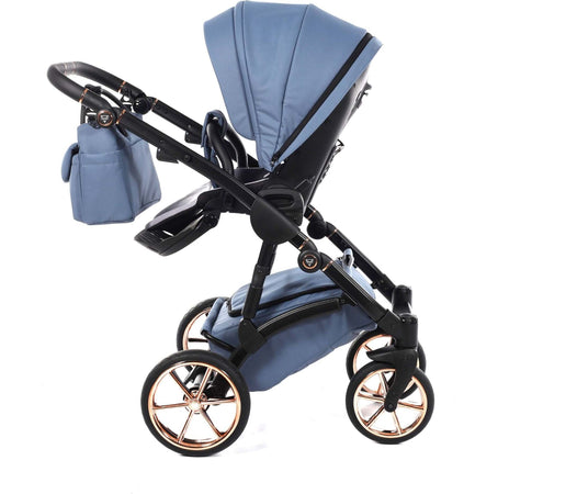 Junama Termo Tex V2 3 in 1 Tessuto Dark Blue Telaio Nero con anelli e cerchi Oro Rosa Prima infanzia/Passeggini carrozzine e accessori/Passeggini e carrozzine/Sistemi modulari La Casa Del Bebè - Napoli, Commerciovirtuoso.it