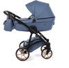 Junama Termo Tex V2 3 in 1 Tessuto Dark Blue Telaio Nero con anelli e cerchi Oro Rosa Prima infanzia/Passeggini carrozzine e accessori/Passeggini e carrozzine/Sistemi modulari La Casa Del Bebè - Napoli, Commerciovirtuoso.it