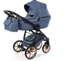 Junama Termo Tex V2 3 in 1 Tessuto Dark Blue Telaio Nero con anelli e cerchi Oro Rosa Prima infanzia/Passeggini carrozzine e accessori/Passeggini e carrozzine/Sistemi modulari La Casa Del Bebè - Napoli, Commerciovirtuoso.it